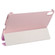 iPad mini 6 Silk Texture Three-fold Horizontal Flip Leather Tablet Case with Holder - Pink