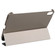 iPad mini 6 Silk Texture Three-fold Horizontal Flip Leather Tablet Case with Holder - Black