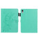 iPad mini 6 Embossed Plum Bossom Pattern Smart Leather Tablet Case - Green