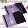 iPad mini 6 Tree & Deer Pattern Pressed Printing Leather Tablet Case - Purple