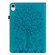 iPad mini 6 Tree & Deer Pattern Pressed Printing Leather Tablet Case - Blue
