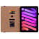iPad mini 6 Color Weave Smart Leather Tablet Case - Black iPad mini 6 Color Weave Smart Leather Tablet Case - Black