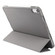 iPad mini 6 3-Fold Holder Shockproof Leather Smart Tablet Case - Grey