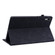 iPad mini 6 Skin Feel Solid Color Zipper Smart Leather Tablet Case - Black