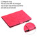 iPad mini 6 Embossed Butterfly Pattern Smart Leather Tablet Case - Rose Red