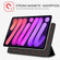 iPad mini 6 3-fold Double-sided Clip Magnetic Smart Tablet Case - Black
