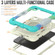 iPad mini 6 Bracelet Holder Silicone + PC Tablet Case - Colorful Blue