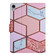 iPad mini 6 Marble Pattern Smart Leather Tablet Case - Splicing Marble