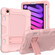 iPad mini 6 Contrast Color Robot Silicone + PC Tablet Case - Rose Gold