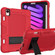 iPad mini 6 Contrast Color Robot Silicone + PC Tablet Case - Red Black