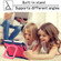 iPad mini 6 Silicone + PC Bracelet Holder Tablet Case - Navy Blue + Rose Red