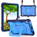 iPad mini 6 Silicone + PC Bracelet Holder Tablet Case - Navy Blue + Blue iPad mini 6 Silicone + PC Bracelet Holder Tablet Case - Navy Blue + Blue