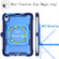 iPad mini 6 Silicone + PC Bracelet Holder Tablet Case - Navy Blue + Blue iPad mini 6 Silicone + PC Bracelet Holder Tablet Case - Navy Blue + Blue