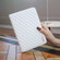 iPad mini 6 Elegant Rhombic Texture Horizontal Flip Leather Tablet Case - White
