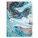 iPad mini 6 Colored Drawing Horizontal Flip Leather Tablet Case - Ink Marble