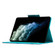 iPad mini 6 Colored Drawing Horizontal Flip Leather Tablet Case - Cyan Marble