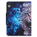 iPad mini 6 Colored Drawing Horizontal Flip Leather Tablet Case - Blue Leopard