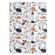iPad mini 6 Colored Drawing Horizontal Flip Leather Tablet Case - Lying Cat