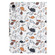 iPad mini 6 Colored Drawing Horizontal Flip Leather Tablet Case - Lying Cat