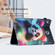 iPad mini 6 Coloured Drawing Stitching Smart Leather Tablet Case - Panda