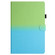iPad mini 6 Stitching Gradient Leather Tablet Case - Green Blue