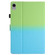 iPad mini 6 Stitching Gradient Leather Tablet Case - Green Blue