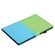 iPad mini 6 Stitching Gradient Leather Tablet Case - Green Blue