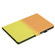 iPad mini 6 Stitching Gradient Leather Tablet Case - Orange Yellow