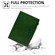 iPad mini 6 Suede Cross Texture Magnetic Clasp Leather Tablet Case - Green