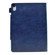 iPad mini 6 Suede Cross Texture Magnetic Clasp Leather Tablet Case - Blue