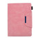 iPad mini 6 Suede Cross Texture Magnetic Clasp Leather Tablet Case - Pink