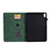 Peony Butterfly Embossed Leather Smart Tablet Case iPad mini 6 - Green
