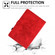 Peony Butterfly Embossed Leather Smart Tablet Case iPad mini 6 - Red
