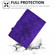 Peony Butterfly Embossed Leather Smart Tablet Case iPad mini 6 - Purple