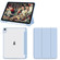 iPad mini 6 3-fold Shockproof Smart Leather Tablet Case - Ice Blue