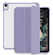 iPad mini 6 3-fold Shockproof Smart Leather Tablet Case - Lavender Purple