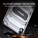 iPad mini 6 wlons Explorer Series PC + TPU Protective Tablet Case with Folding Holder - Matte Transparent