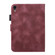 iPad mini 6 Staff Music Embossed Smart Leather Tablet Case - Wine Red