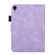 iPad mini 6 Staff Music Embossed Smart Leather Tablet Case - Purple