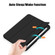 iPad mini 6 Solid Color TPU + Acrylic Horizontal Flip Leather Tablet Case with Three-folding Holder & Sleep / Wake-up Function & Pen Slot - Black
