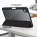 iPad mini 6 Solid Color TPU + Acrylic Horizontal Flip Leather Tablet Case with Three-folding Holder & Sleep / Wake-up Function & Pen Slot - Black