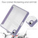 iPad mini 6 Three-folding Acrylic TPU + PU Leather Horizontal Flip Tablet Case with Holder & Pen Slot & Sleep / Wake-up Function - Lavender Purple