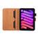 iPad mini 6 Staff Music Embossed Smart Leather Tablet Case - Brown