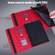 iPad mini 6 Peacock Embossed Pattern TPU + PU Leather Tablet Case - Red iPad mini 6 Peacock Embossed Pattern TPU + PU Leather Tablet Case - Red