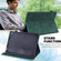 iPad mini 6 Peacock Embossed Pattern TPU + PU Leather Tablet Case - Green
