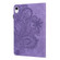 iPad mini 6 Peacock Embossed Pattern TPU + PU Leather Tablet Case - Purple