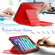 iPad mini 6 Smart B Magnetic Leather Tablet Case - Red