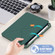 iPad mini 6 Multi-folding Horizontal Flip PU Leather Shockproof Tablet Case with Holder & Sleep / Wake-up Function & Pen Slot - Dark Green