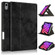 iPad mini 6 Solid Color Voltage Horizontal Flip PU Leather Tablet Case with Rotating Holder & Pen Slot & Sleep / Wake-up Function - Black