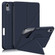 iPad mini 6 Multi-folding Horizontal Flip PU Leather Shockproof Tablet Case with Holder & Sleep / Wake-up Function & Pen Slot - Dark Blue